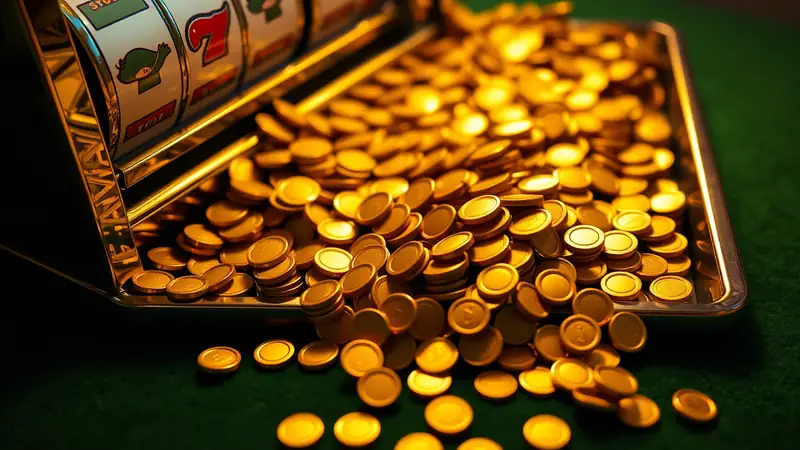 Jackpot de pièces d’or sur tapis vert — gains d’un bonus sans dépôt