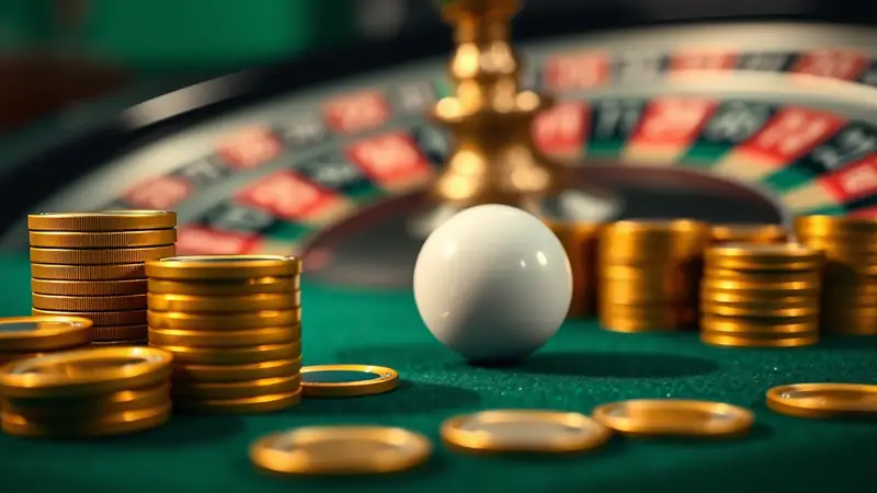 Jetons et bille de roulette : chaque mise a sa probabilité et son paiement, mais la même espérance négative
